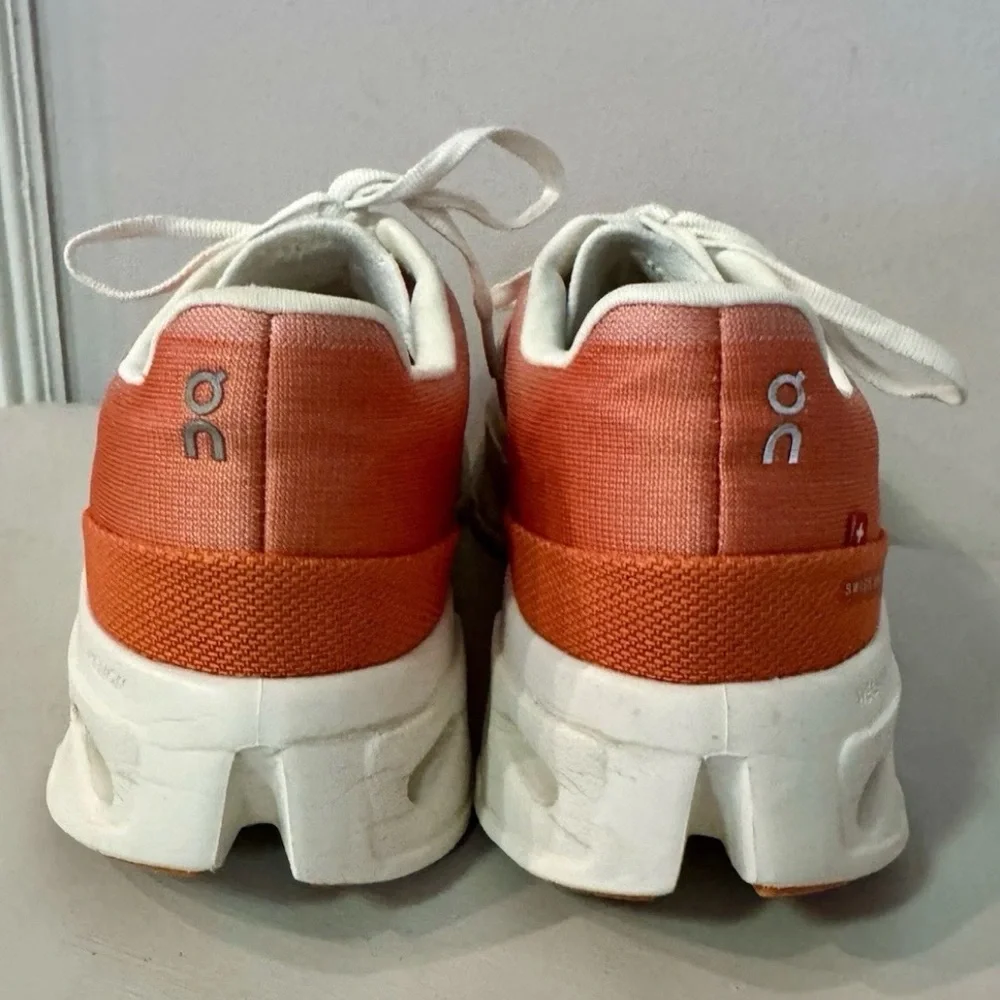 On CloudEclipse Flame Ivory Women’s Running shoes Size 8 - Picture 5 of 11